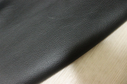 ds25円！新入荷！イタリアンレザー 　弱シュリンク　ブラック　220ds