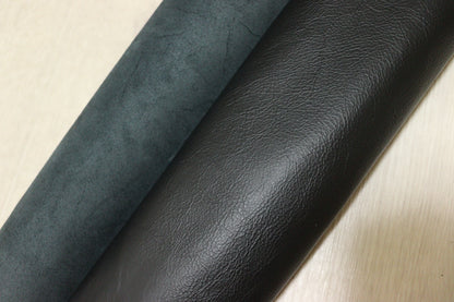 ds28円！新入荷！イタリアンレザー スムース加工　ブラック　258ds