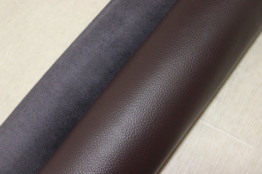 ds28円！姫路レザー　顔料仕上げ　シボ型押し　ボルドー系ブラウン　260ds