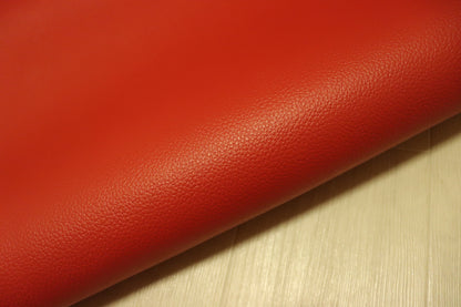ds28円！新入荷！姫路レザー　顔料仕上げ　シボ型押し　レッド　230ds