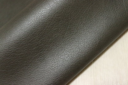 ds28円！イタリアンレザー 　　シュリンク加工　オリーブグレー　262ds