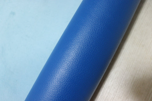 ds25円！姫路レザー　顔料仕上げ　シボ型押し　ブルー　220ds