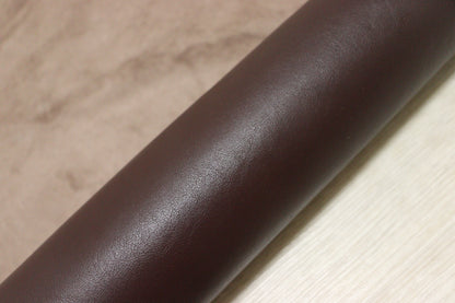 ds50円！イタリアンレザー　ボルドーブラウン　ヌメ革　ボルドーブラウン　200ds