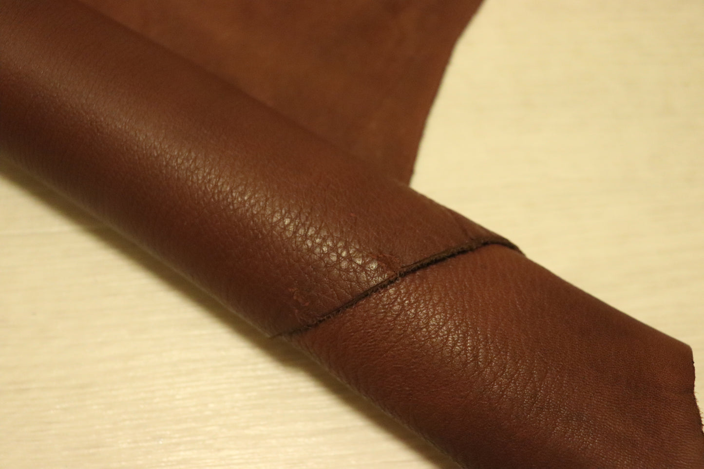 ds40円！新入荷！ディアスキン　チョコブラウン　ハギレ　100ds