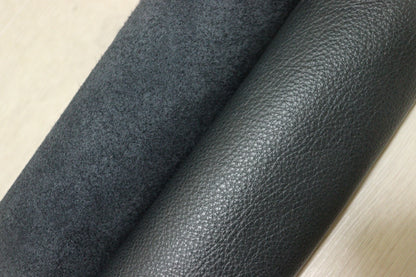 DS30円！イタリアンレザー 　もちもち　ネイビー　シュリンク加工　247DS