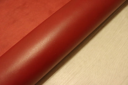 ds28円！新入荷！姫路レザー　レッド　顔料仕上げ　ラメ入り　250ds