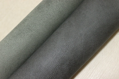 ds30円！イタリアンレザー　ムラ染加工　アッシュグレー　279ds