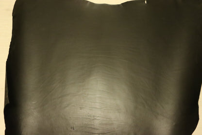 ds75円！イタリアンレザー　極厚オイルヌメ　ショルダー　ブラック　135ds