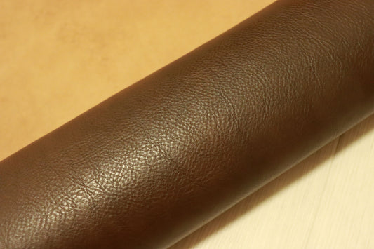 ds75円！新入荷！上質！ビターブラウン　オイルヌメ　シュリンク加工　ショルダー　155ds