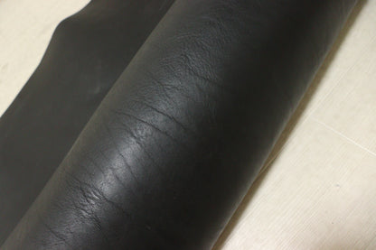 ds80円！新入荷！イタリアンレザー　極厚オイルヌメ　ショルダー　ブラック　130ds