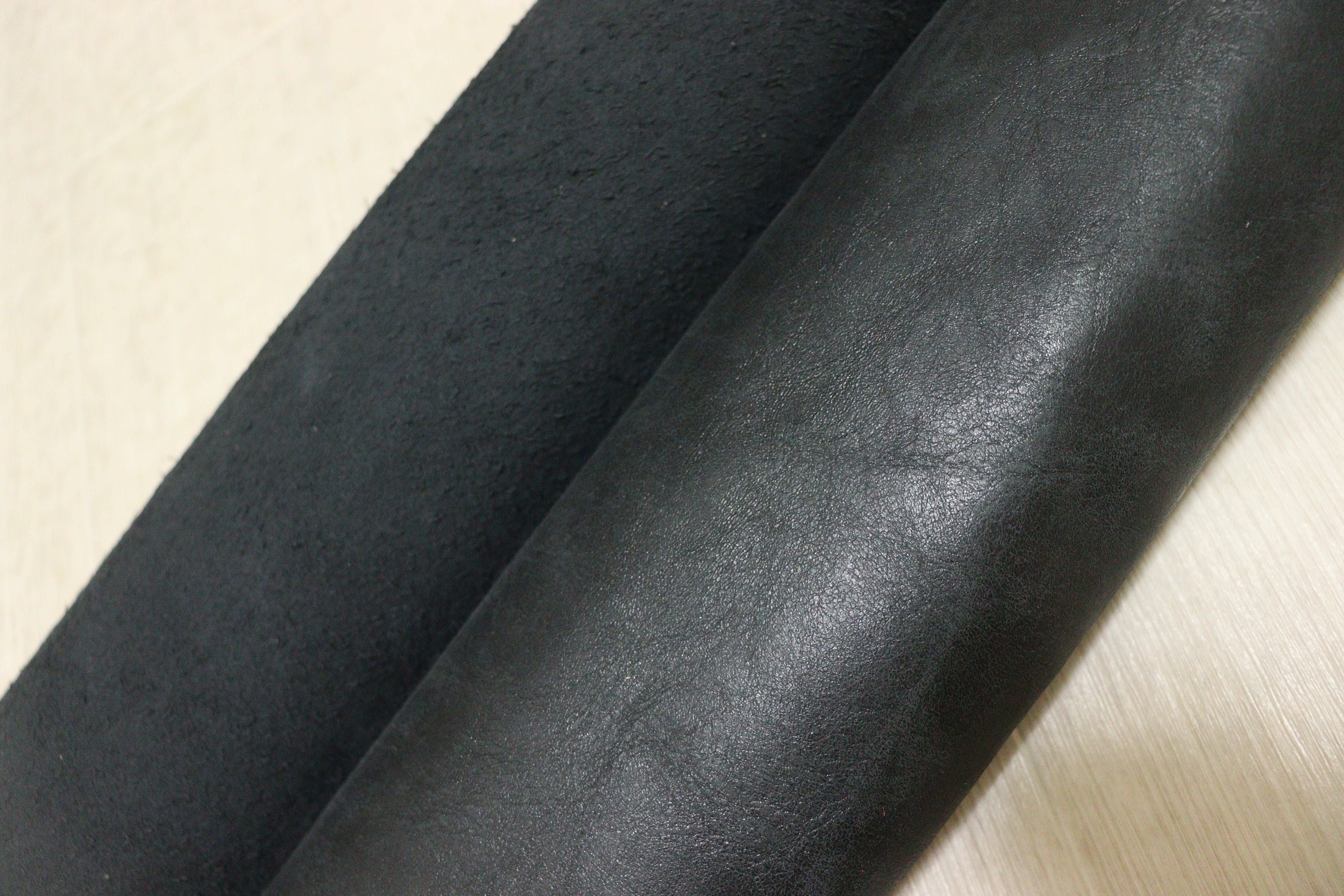 ds30円！新入荷！イタリアンレザー ムラ染加工 ブラック 230ds