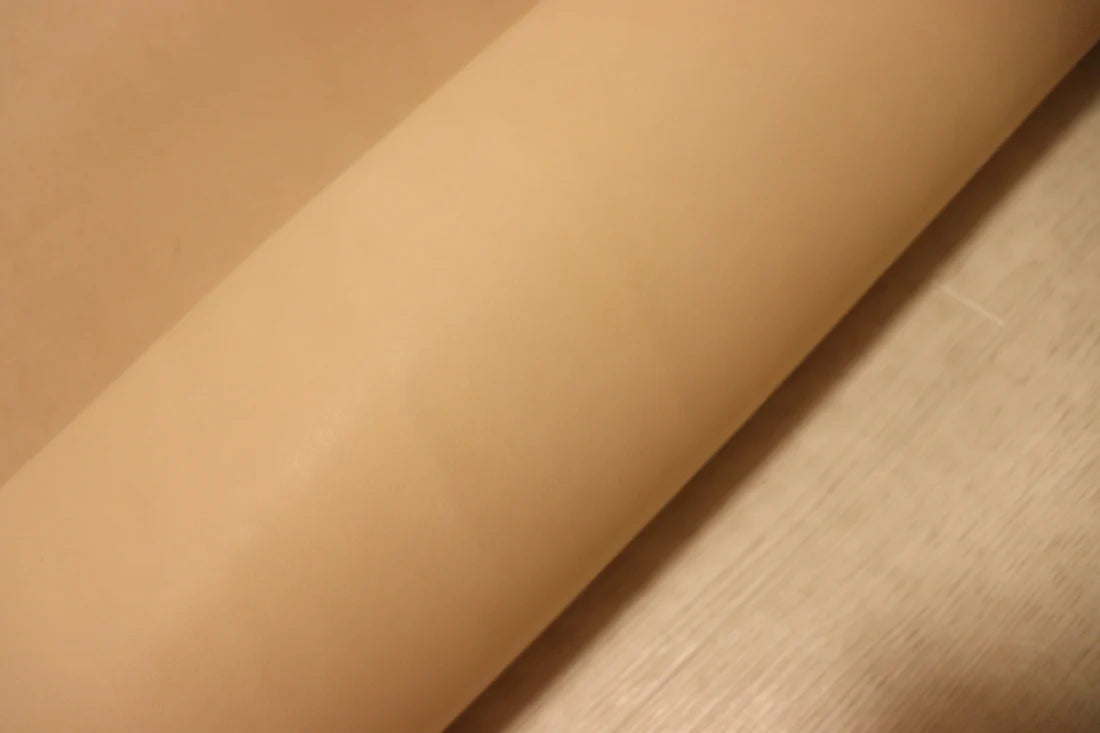 ds45円！クラフトの定番！厚手ヌメ　生成り　素上げ　204ds