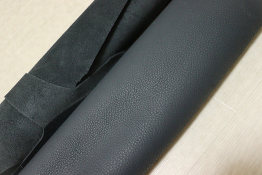 ds25円！新入荷！イタリアンレザー 　もちもち　シュリンク加工　ネイビー　229ds