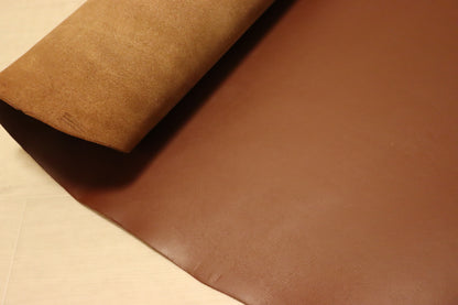 ds28円！新入荷！姫路レザー　顔料仕上げ　チョコブラウン　260ds