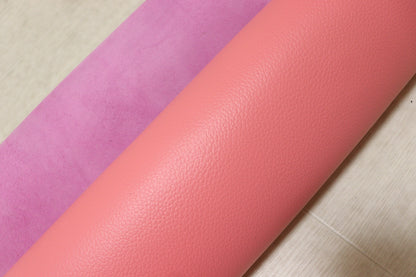 ds28円！新入荷！顔料仕上げ　シュリンプピンク　シボ型押し　230ds