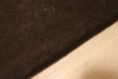 ds30円！新入荷！ヌバック　絞り加工　ダークブラウン　ハギレ　130ds