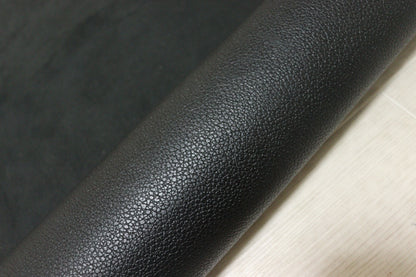 ds25円！新入荷！ブラック　シボ型押し　豚革　120ds