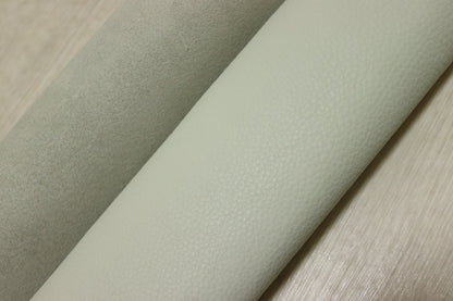 ds25円！新入荷！イタリアンレザー　もちもち　アイボリー　シュリンク加工　278ds