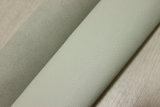 ds25円！新入荷！イタリアンレザー　もちもち　アイボリー　シュリンク加工　278ds