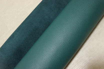 ds28円！新入荷！姫路レザー　顔料仕上げ　ティールグリーン　シボ型押し　230ds