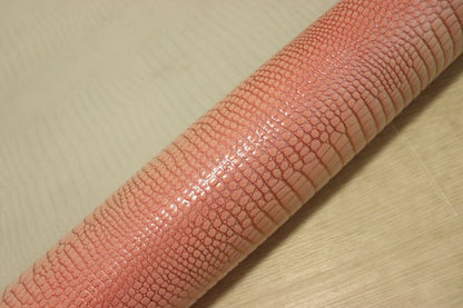 ds35円！新入荷！グラデーション　クロコ型押し　エナメル　ピンク　107ds