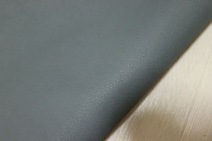 ds28円！新入荷！イタリアンレザー　ブルーグレー　シュリンク加工　264ds