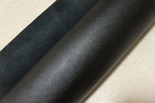 ds28円！新入荷！顔料仕上げ　ダコタシュリンク型押し　ブラック　208ds