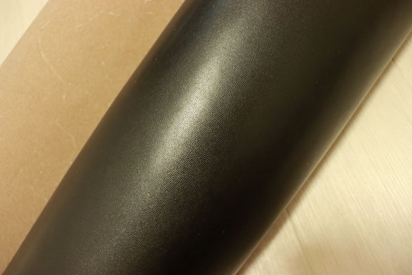 ds28円！新入荷！特殊加工　ヌメ革　ブラック　フィルム貼り　232ds