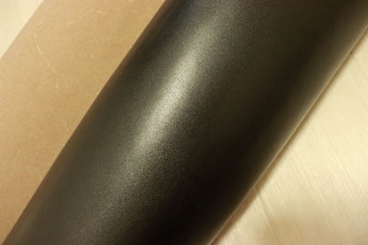 ds28円！新入荷！特殊加工　ヌメ革　ブラック　フィルム貼り　232ds