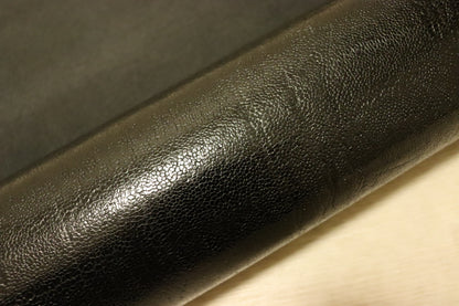 ds25円！SALE!アメ豚　エレファント型押し　ヌメ革　ブラック　106ds