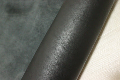 ds70円！イタリアンレザー　ショルダー　オイルヌメ　ブラック　140ds