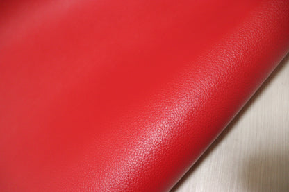 ds25円！新入荷！やや訳あり　顔料仕上げ　レッド　シボ型押し　250ds