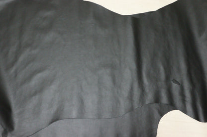 ds28円！新入荷！姫路レザー　ブラック　バッファロー型押し　198ds