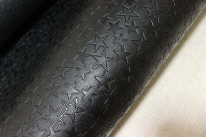 ds28円！新入荷！顔料仕上げ　ブラック　スター型押し　220ds