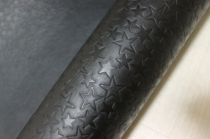ds28円！新入荷！顔料仕上げ　ブラック　スター型押し　220ds