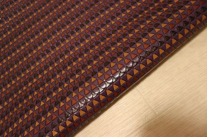 ds50円！新入荷！イタリアンレザー　スペインメッシュ　パープル　55ds