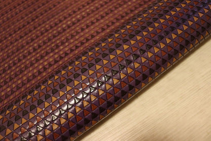 ds50円！新入荷！イタリアンレザー　スペインメッシュ　パープル　55ds