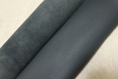 ds30円！新入荷！イタリアンレザー ネイビー　シュリンク加工　280ds