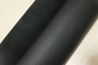 ds30円！イタリアンレザー　もちもち　ブラック　シュリンク加工　274ds