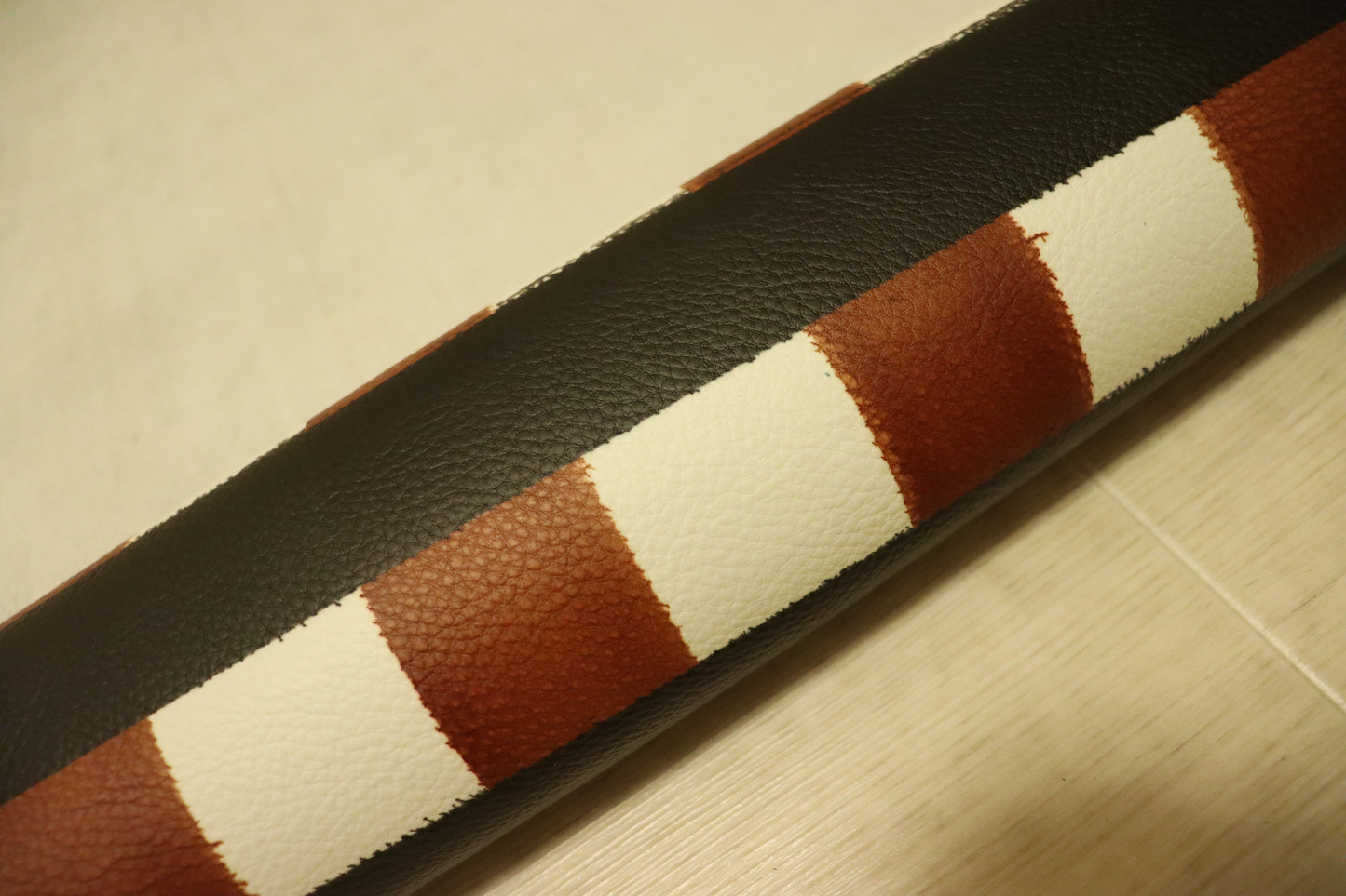 ds28円！新入荷！チェックプリント　ブラウン　115ds