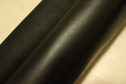 ds25円！新入荷！姫路レザー　顔料仕上げ　ミズシボ型押し　ブラック　230ds