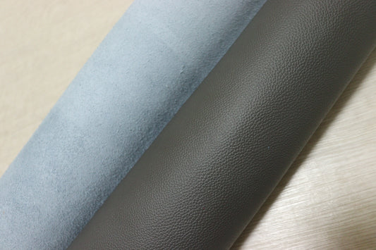 ds28円！新入荷！顔料仕上げ　アッシュグレー　シボ型押し　230ds