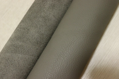 ds28円！新入荷！イタリアンレザー　グレー系　シボ型押し　277ds