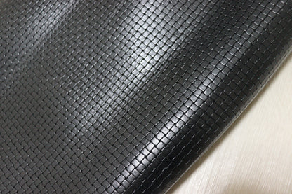 ds28円！新入荷！姫路レザー　ブロック型押し　ブラック　238ds