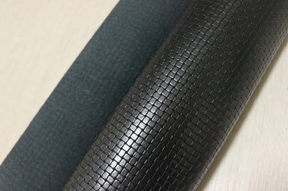 ds28円！新入荷！姫路レザー　ブロック型押し　ブラック　238ds