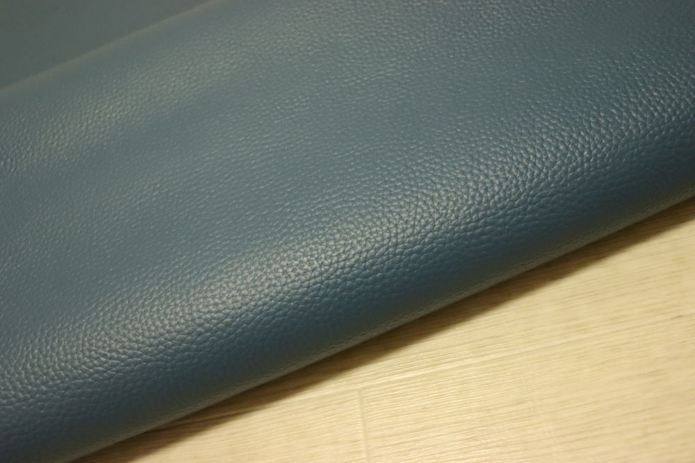 ds28円！ 新入荷！顔料仕上げ　サックスブルー　シボ型押し　230ds
