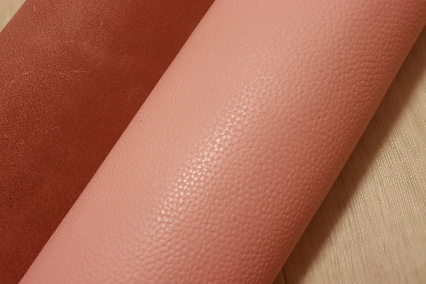 ds28円！新入荷！姫路レザー　シュリンクシボ　ピンク　298ds