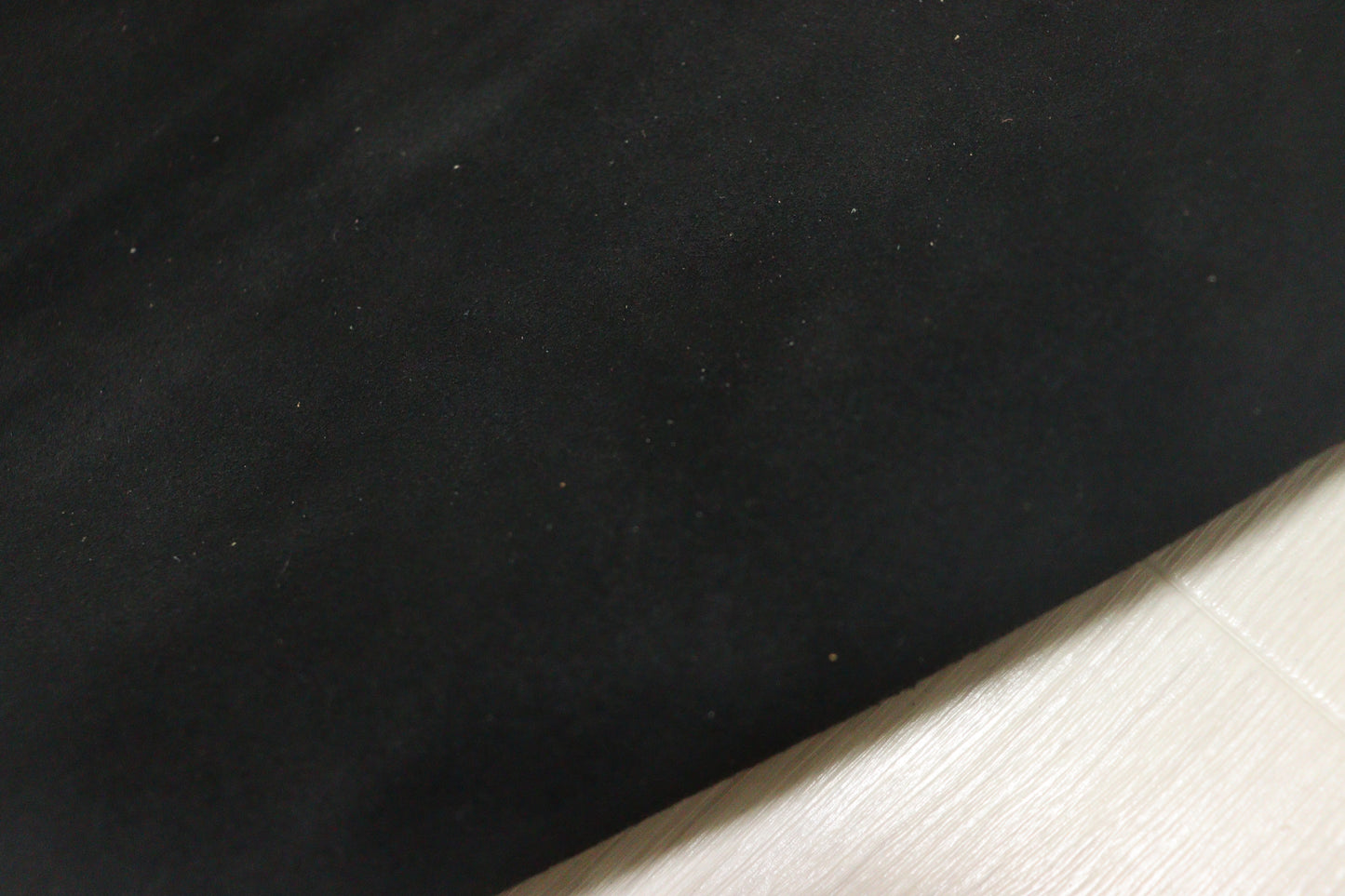 ds25円！新入荷！カーフベロア　ブラック　140ds