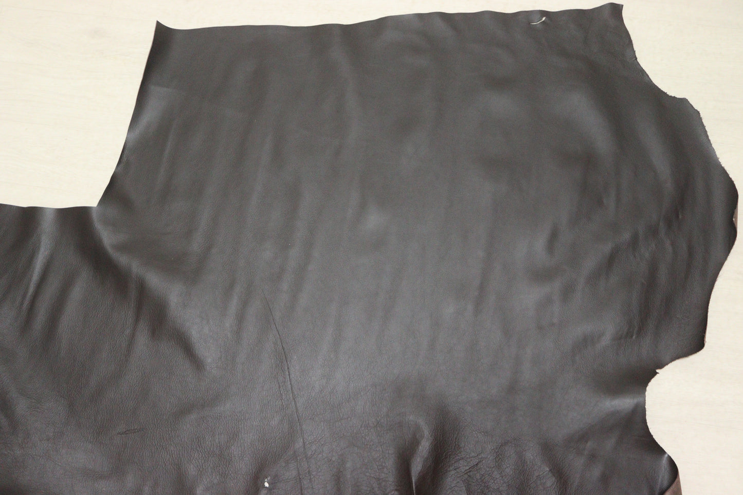 ds28円！新入荷！ダークブラウン　シュリンク加工　ハギレ　120ds