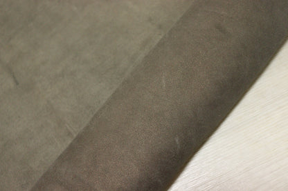 ds25円！新入荷！イタリアンレザー　ベロア　ブロンズ系　118ds